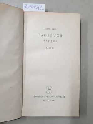 Tagebuch / Journal : Band I 1889-1913 : Band II 1914-1923 : 2 Bände :