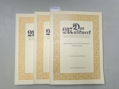 Das Musikwerk : Konvolut 3 Bände : Die Musik des Generalbass-Zeitalters / Die Fantasi