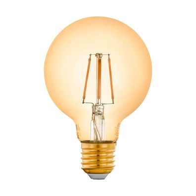 EGLO Connect LED Leuchtmittel E27 G80 5,5W 500lm 2200K 320° amber App Steuerbar 80x12