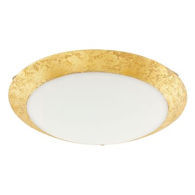 EGLO Montenovo LED Deckenleuchte weiss, gold 395mm