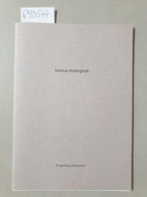 Markus Mußinghoff, Ringenberg Stipendium: Souffleur