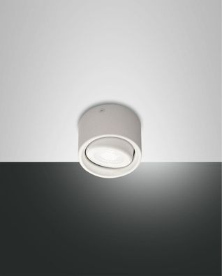 LED Aufbauleuchte weiß Fabas Luce Anzio 540lm 3000K schwenkbar