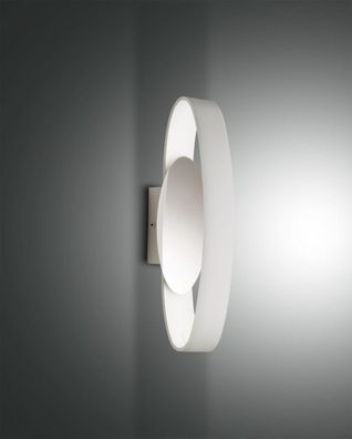 LED Wandleuchte weiß Fabas Luce Gaby 320mm 630lm IP44