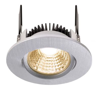 Deko Light COB 68 Einbaustrahler LED silber 580lm 2700K >90 Ra 45° Modern