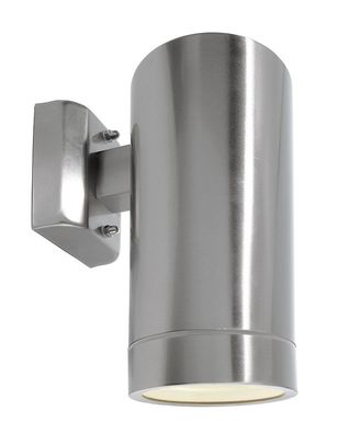 Deko Light Zilly IV Down Wandleuchte außen silber IP44 1 flg. E27 Modern