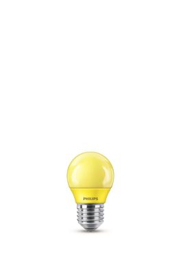 Philips LED E27 P45 Leuchtmittel 3,1W gelb 4,5x4,5x7,8cm
