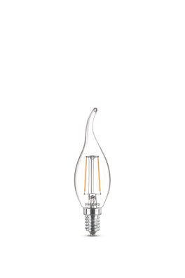 Philips LED E14 BA35 Leuchtmittel 2W 250lm 2700K warmweiss 3,5x3,5x12,3cm
