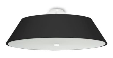 Sollux Vega 60 Deckenlampe schwarz 5x E27 dimmbar 60x60x25cm