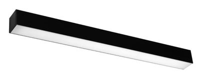 Thoro Pinne 67 LED Wandlampe schwarz 3179lm 3000K 67x6x6cm