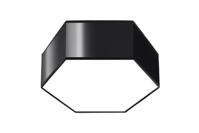 Sollux Sunde 11 Deckenlampe schwarz 2x E27 dimmbar 30,5x26,5x11,5cm