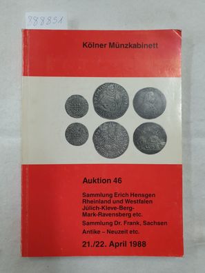 Kölner Münzkabinett - Auktion 46 (21./22. April 1988):