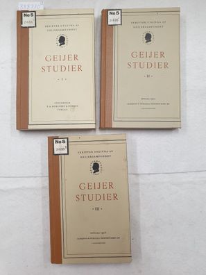 Geijerstudier (3 Bände) :
