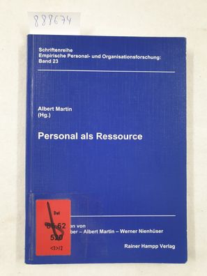 Personal als Ressource - Tagungsbd. an der Universität Lüneburg, 2003 :