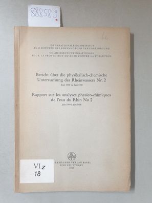 Bericht über die physikalisch-chemische Untersuchung des Rheinwassers Nr. 2 Juni 1954
