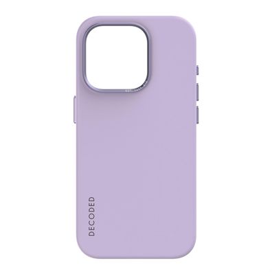 Decoded AntiMicrobial Silicone Backcover für iPhone 15 Pro - Lavender (Lila)
