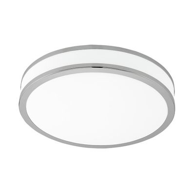 EGLO Palermo 2 LED Deckenleuchte Ø280, 1-flg., weiss, chrom