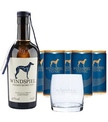 Windspiel Gin & Windspiel Tonic Set (47 % vol., 1,5 Liter) (47 % vol., hide)