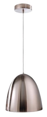 Deko Light Bell Pendelleuchte silber, weiß 1 flg. E27 Modern