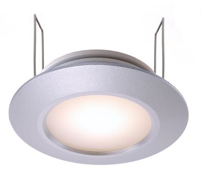 Deko Light Einbaustrahler LED silber IP44 250lm 3000K 135° Modern