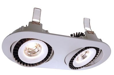 Deko Light Shop II Einbaustrahler LED silber 2716lm 4000K >80 Ra 30° Modern