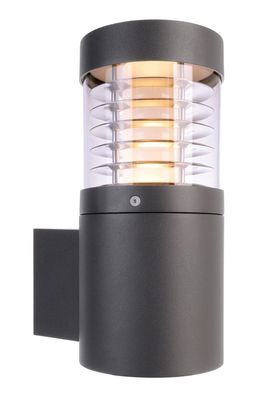 Deko Light Ortis Wandleuchte außen LED dunkelgrau IP54 510lm 3000K >80 Ra 360° Modern