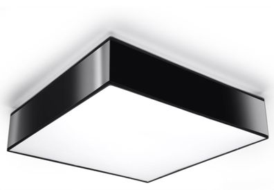 Sollux HORUS moderne Deckenlampe eckig schwarz 3-flg. E27