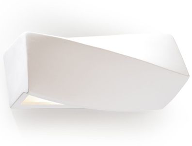 Sollux SIGMA moderne Keramik Wandleuchte weiss 30cm 1-flg. E27