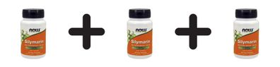 3 x Now Foods Silymarin 150 mg (60 caps) Unflavored