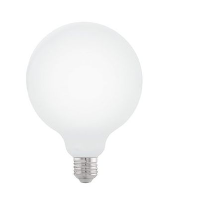 EGLO LED Leuchtmittel E27 G125 7W 806lm 2700K 300° opal dimmbar 125x173mm