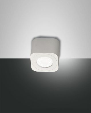 LED Aufbauleuchte weiß Fabas Luce Palmi 540lm 3000K