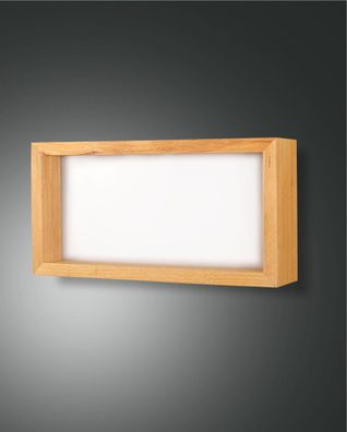 LED beleuchtetes Hängeregal Eichenholz Fabas Luce Window 3150lm 605mm