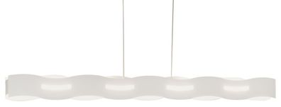 Luce Design Wave LED Hängeleuchte weiß 2300lm 3000K 8,5x21,5x107cm dimmbar