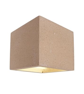 Deko Light Cube Wandleuchte beige, weiß 1 flg. G9 Modern