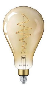 Philips LED E27 A160 Deko Giant Leuchtmittel 7W 470lm 1800K extra-warmweiss gold dimm