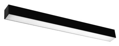 Thoro Pinne 67 LED Wandlampe schwarz 3179lm 4000K 67x6x6cm