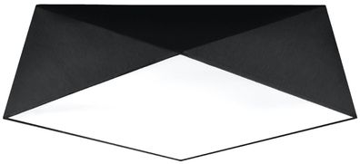 Sollux Hexa 45 Deckenlampe schwarz 3x E27 dimmbar 50x50x15cm