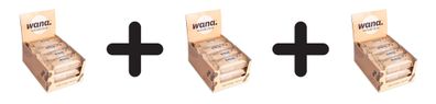 3 x Wana WaffandCream (12x43g) Chocolate and Peanut Butter Cream