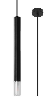 Sollux Wezyr 1 Hängelampe schwarz G9 dimmbar 8x8x120cm