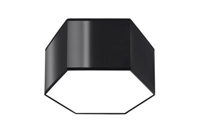 Sollux Sunde 15 Deckenlampe schwarz 2x E27 dimmbar 30,5x26,5x15,5cm