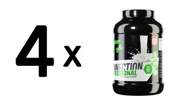 4 x Zec+ Whey Connection Professional (1000g) Vanilla