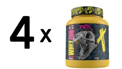 4 x Zoomad Labs Whey Zoo (3lbs) Mochaccino