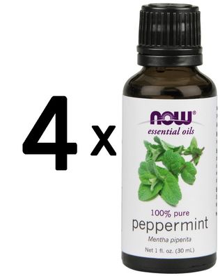 4 x Peppermint Oil - 30 ml.
