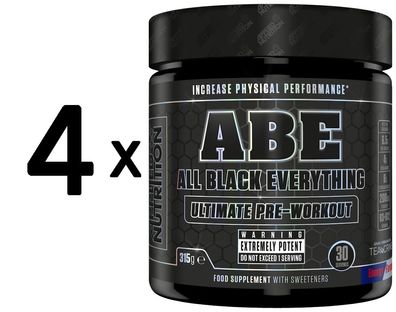 4 x ABE - All Black Everything, Candy Ice Blast - 315g
