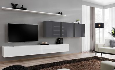 Modern Designer Wohnwand Holzmöbel TV-Ständer Wandschrank Wohnzimmermöbel
