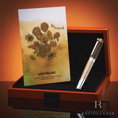 Montblanc Masters of Art Homage to Vincent van Gogh 4810 Rollerball ID 129156