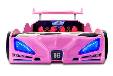 Kinderbett - Autobett - VERON XR-4 in Pink