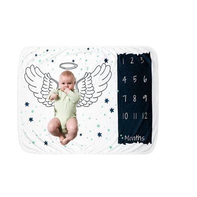 Meilenstein Decke für Neugeborene Baby Monatliche Milestone Fotografie