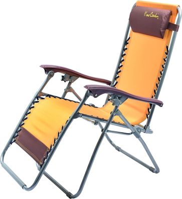 Pierre Cardin PRC067, Unisex Liege Outdoor Stuhl für Erwachsene, Sandfarben