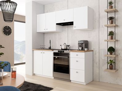 Küchenmöbel Brinka 180 I Küchenzeile 5 Schrank-Module frei kombinierbar M24