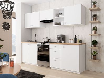 Küchenmöbel Brinka 240 II Küchenzeile 7 Schrank-Module frei kombinierbar M24